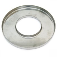 Донце глушителя круглое Ø100 мм, отверстие Ø55 мм (нержавеющая сталь)