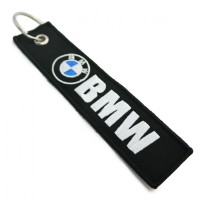 Брелок тканевый с вышивкой «BMW»