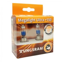 Лампы галогенные «General Electric / Tungsram» H11 Megalight Ultra +150% (12V-55W)