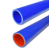 Шланг силиконовый (1 метр) армированный Ø18 мм (синий)