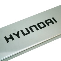 Накладки на пороги Hyundai I40 (2013) штамп